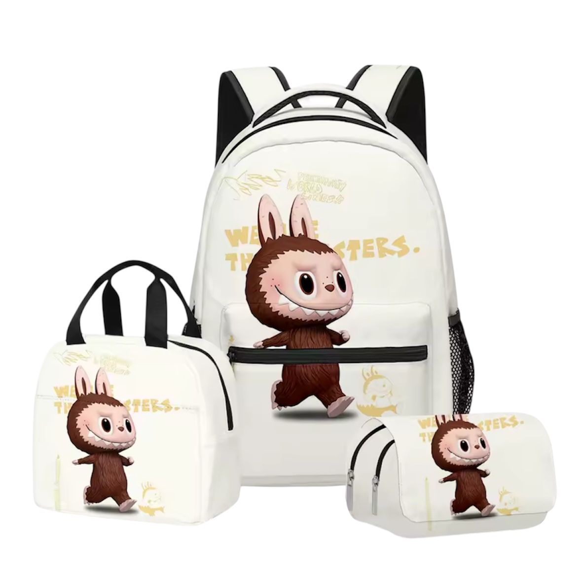 Labubu 3-in-1 Backpack Set โ Monster Walk Edition