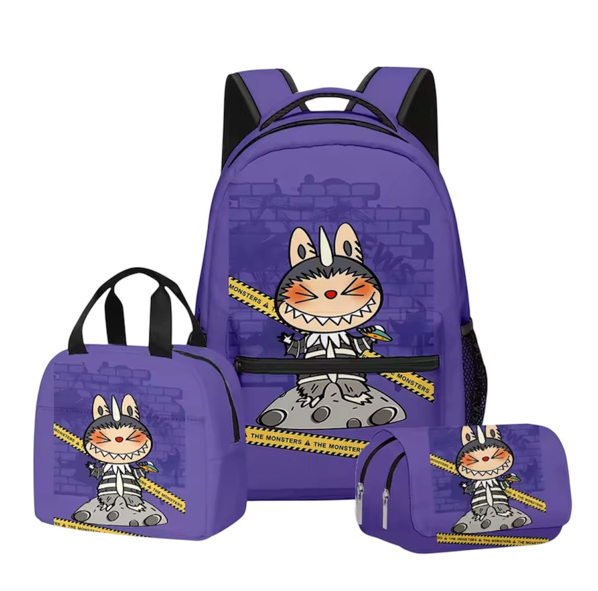 Labubu 3-in-1 Backpack Set โ Street Labubu Edition